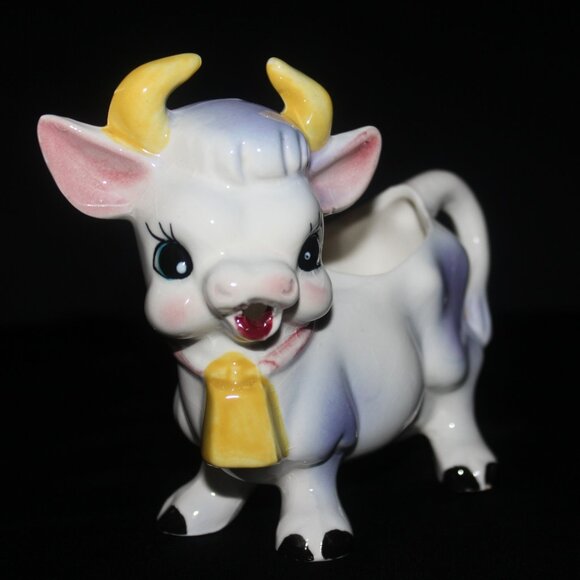 Elsie The Purple Cow Creamer and Salt & Pepper Shakers | Japan Ceramics - Picture 7 of 11